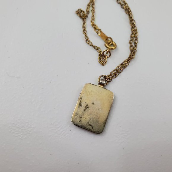 18 Kt GP Plated Necklace Angel Enamel Pendant Char - Picture 6 of 7